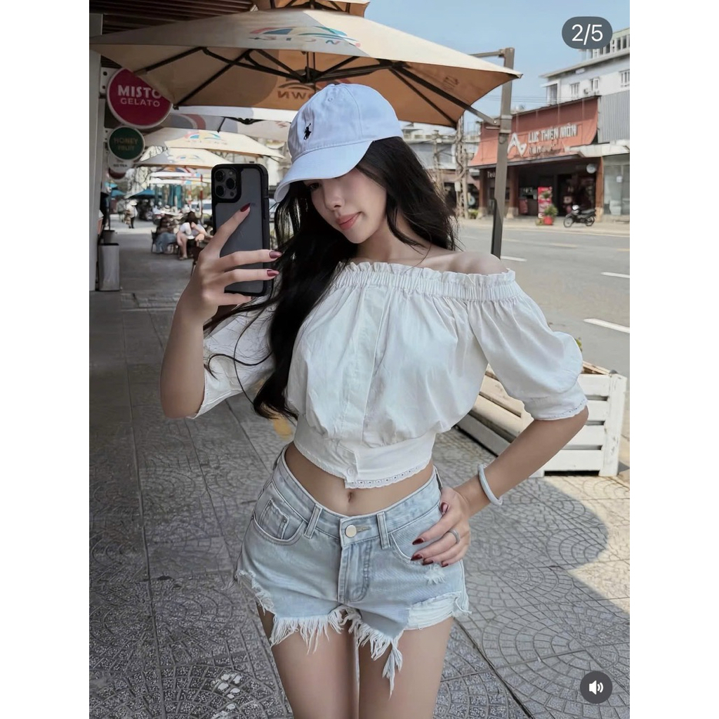 Quần Sooc Denim Rách Hót Hít Hàg QCL1. | BigBuy360 - bigbuy360.vn