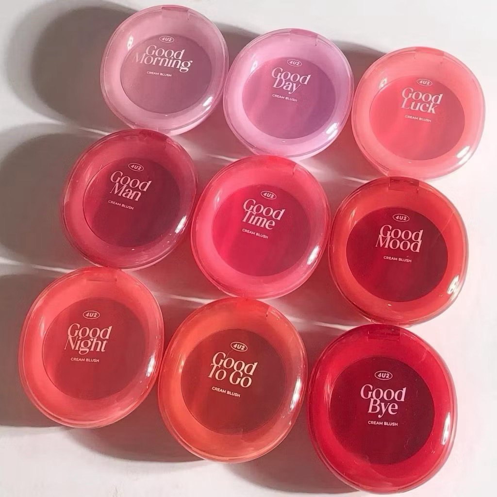 [4U2] Má Hồng Thuần Chay 4U2 Good Mood Jelly Blush Tự Nhiên, Căng Bóng Chuẩn Hàn