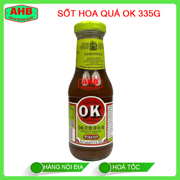 Sốt Hoa Quả Chua Ngọt OK 335g
