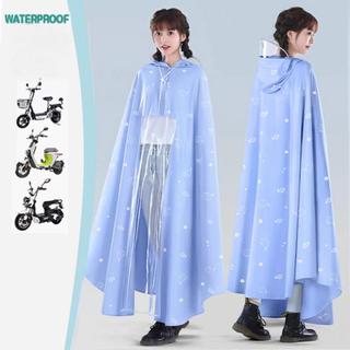 Áo Mưa Một Đầu Phong Cách Thời Trang Trẻ Trung có kính che