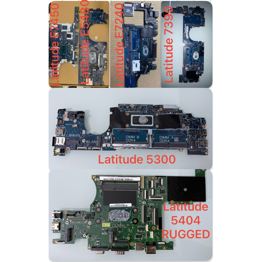 Main laptop latitude 5480 - E5250 - 7380 -7390 -5300 - 5404 RUGGED - E7240 - E7440 - E7450