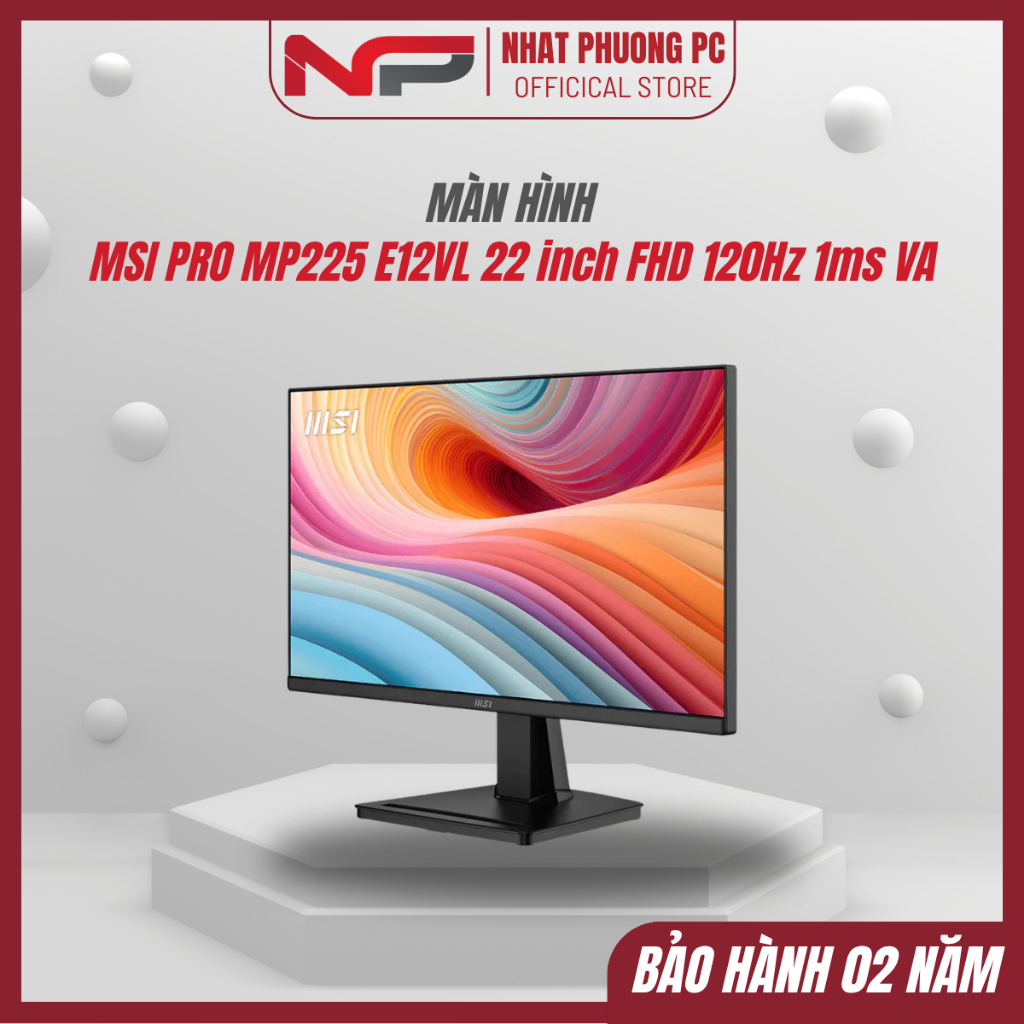 Màn hình MSI PRO MP225 E12VL 22 inch FHD 120Hz 1ms VA - Bảo hành 24 tháng