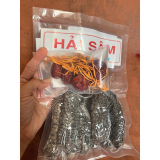 hải sâm đen tặng kèm phụ liệu ngâm_chỉ dùng ngâm không nấu ăn.