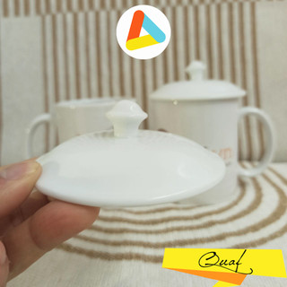 Nắp cốc sứ (Bát Tràng), nắp ấm