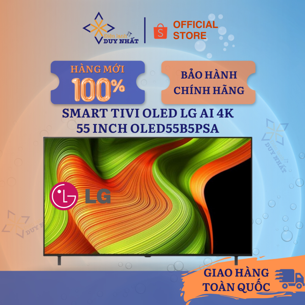 Smart Tivi OLED LG AI 4K 55 inch OLED55B5PSA