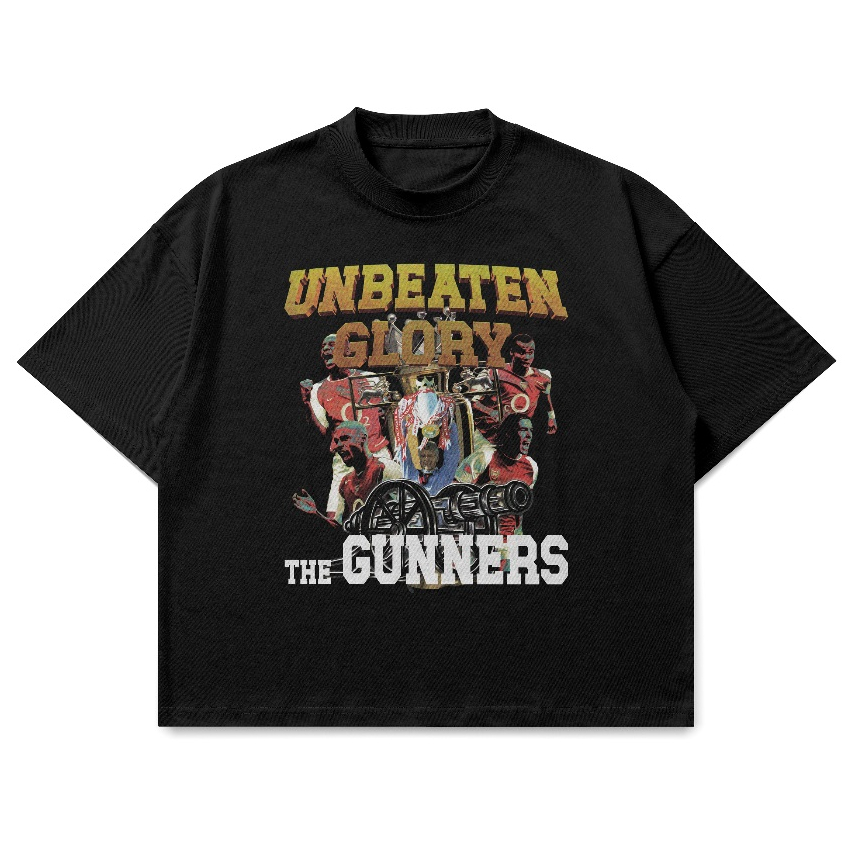 [FOOTBALL TEE] - Áo thun Boxy đội bóng ARSENAL 2004 form Boxy fit - Premium cotton 260 GSM by 442 St