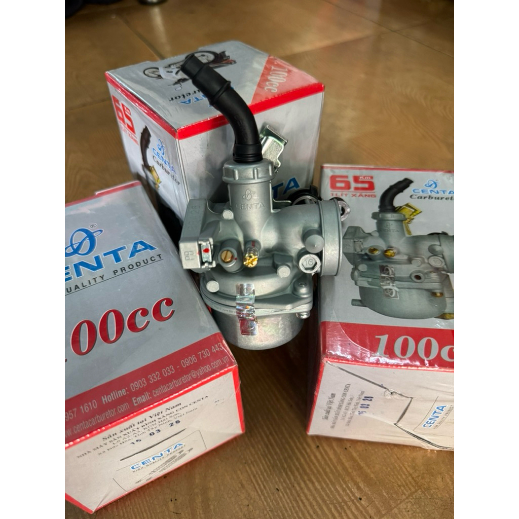 BÌNH XĂNG CON 100CC HIỆU CENTA LẤP ĐẶT MỌI DÒNG XE 50cc 100cc