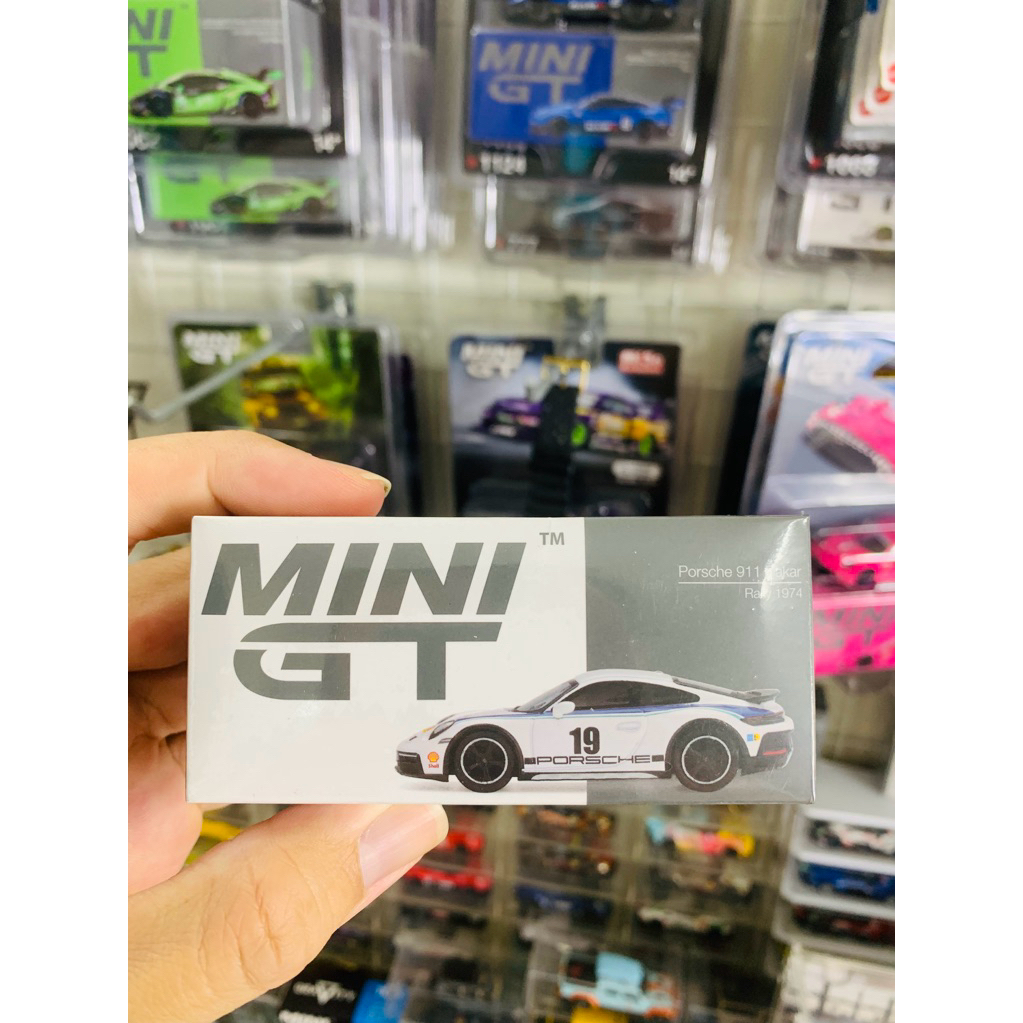 JuJutoys - Mini GT Porsche 911 Dakar Rally 1974 tỉ lệ 1:64