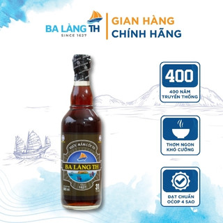 Nước Mắm Cốt Ba Làng TH 400 Năm Truyền Thống Chai Thủy Tinh 500ml