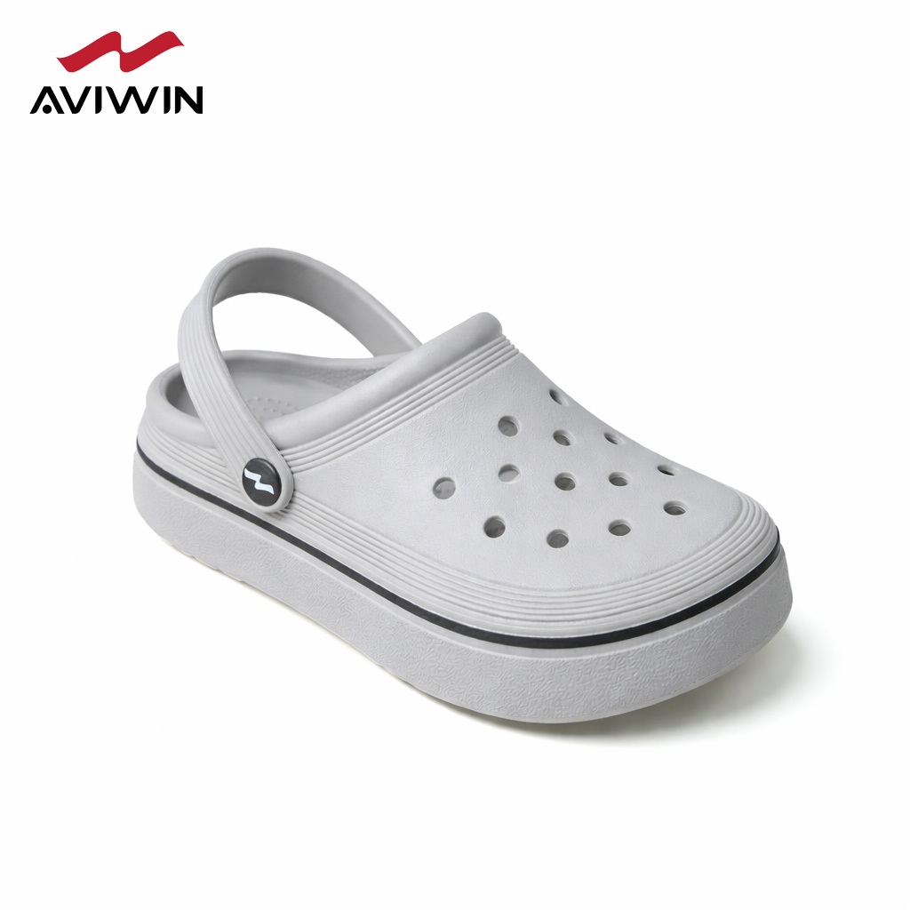 [AVG002] Dép Sục Nam, Nữ AVIWIN AVIGO-002 Kẻ Ngang, Chất EVA Siêu Nhẹ, Chống Trơn Trượt