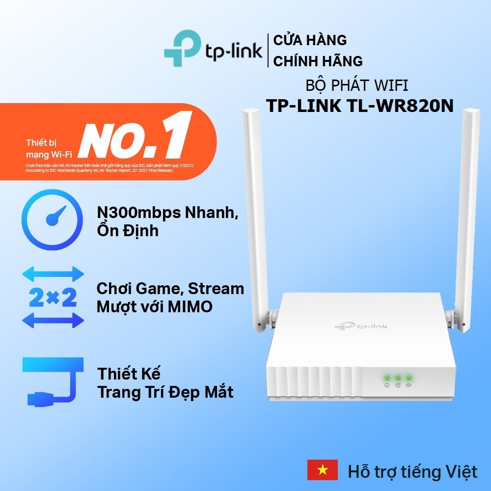 Bộ Phát Wifi TPLink 820N, TPLink 840N ( Chuẩn N 300Mbps ) - Bảo Hành 24 Tháng