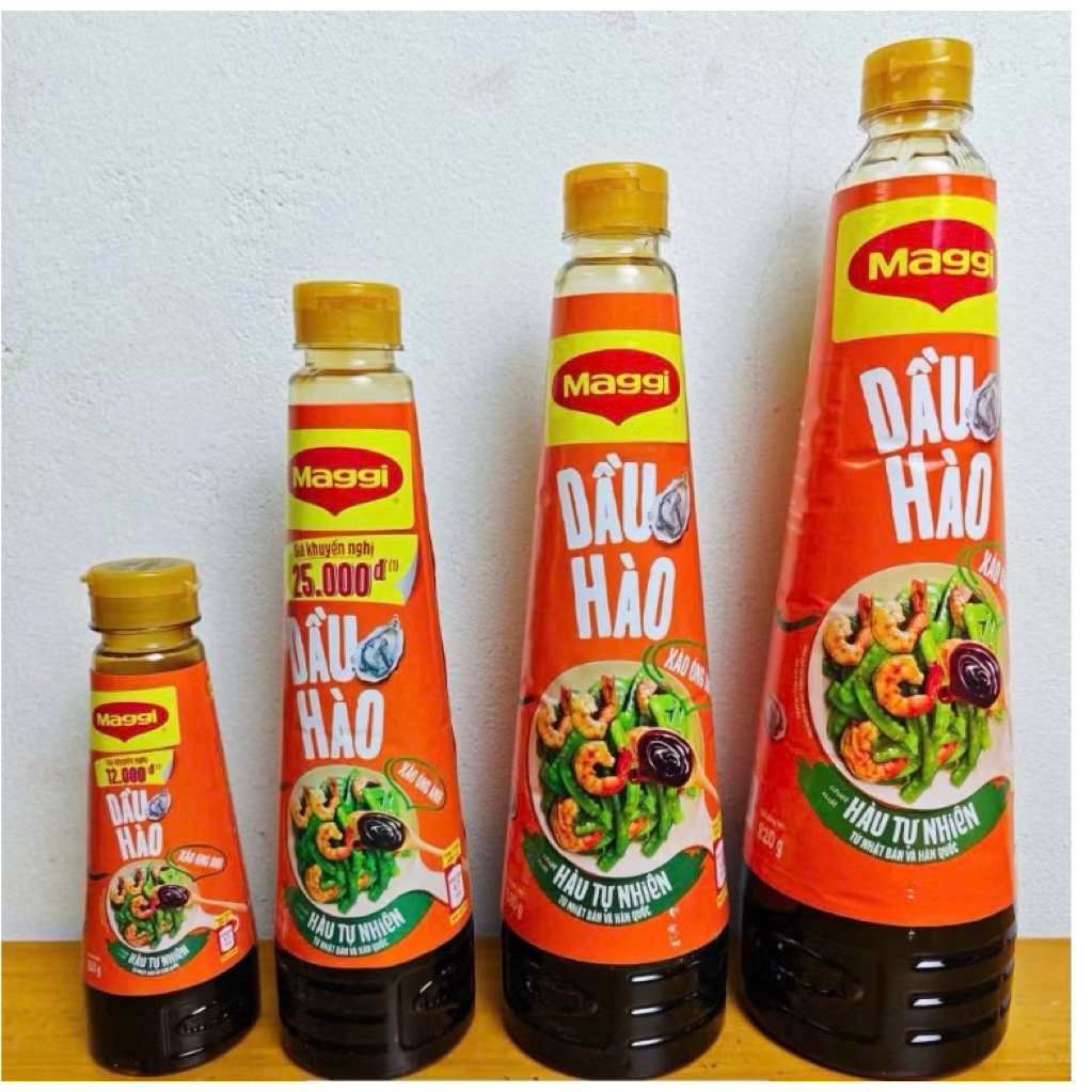 Chai Dầu Hào Maggi chai 150g/350g/530g/820g