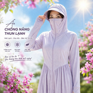 Áo Váy Chống Nắng Toàn Thân Nữ Chống Tia UV-Cực Kỳ Thoáng Mát [1 Lớp - 2 Lớp]