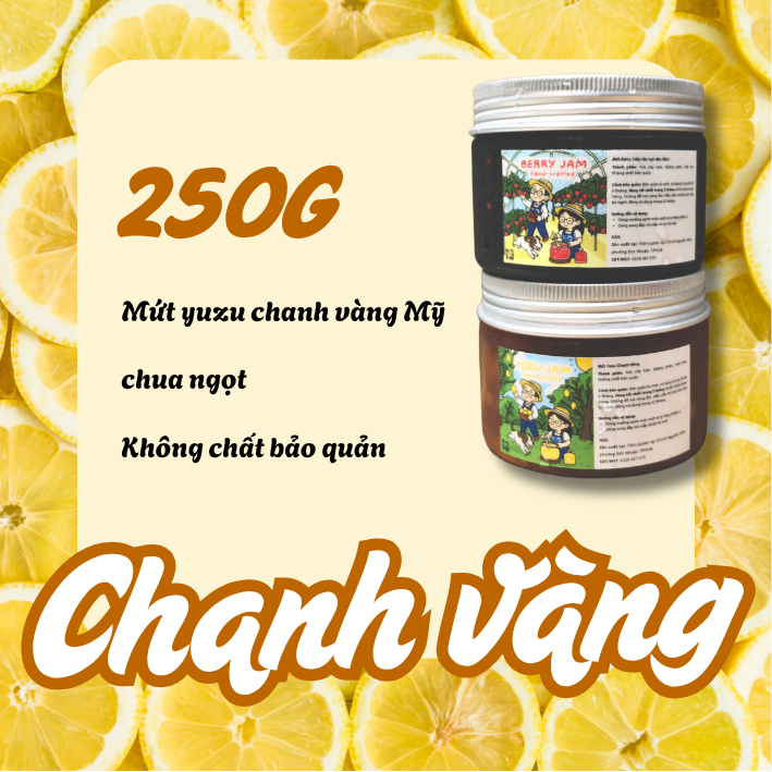 Mứt Chanh Vàng Yuzu Homemade