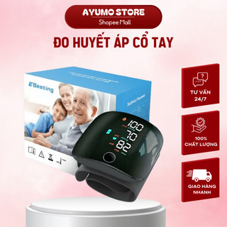 Máy Đo Huyết Áp Cổ Tay Màn Hình Led , Đo Nhịp Tim Điện Tử Bảo Hành 12 Tháng