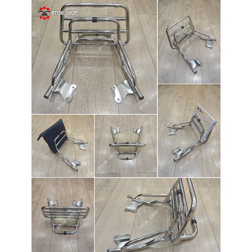 Baga Sau Yamaha Grande INOX - Cản Dựa Lưng Xe Yamaha Grande INOX