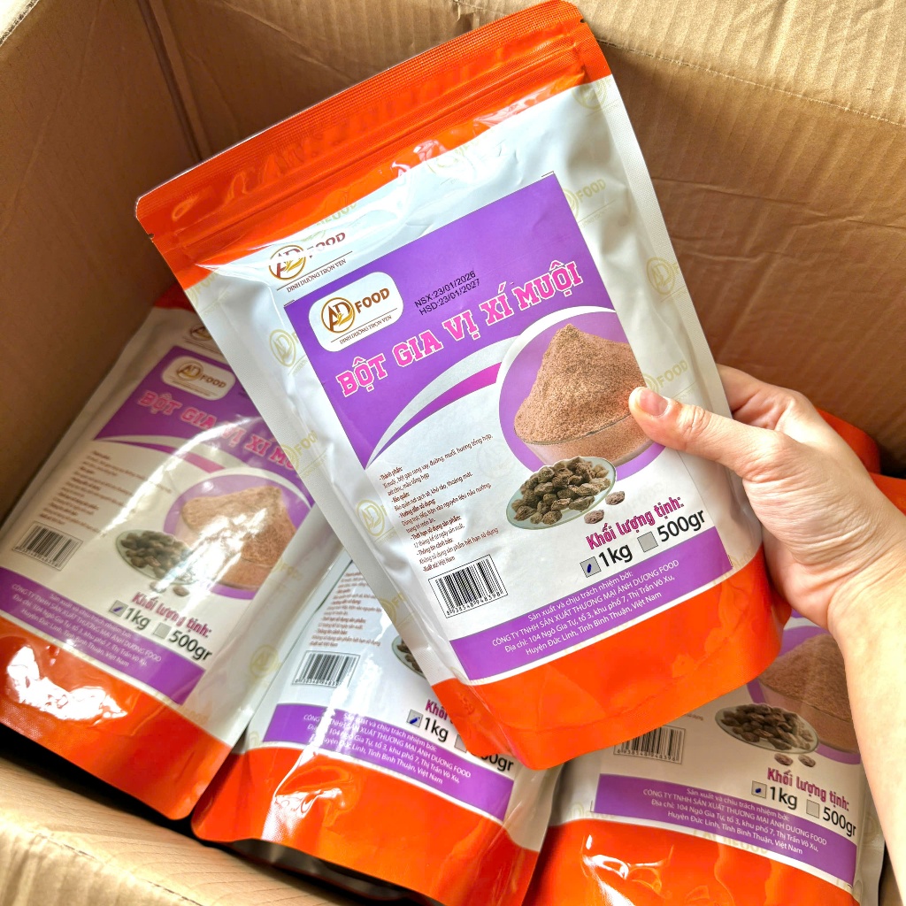 SỈ 5KG BỘT GIA VỊ XÍ MUỘI ADFOOD - vị chua ngọt hài hòa