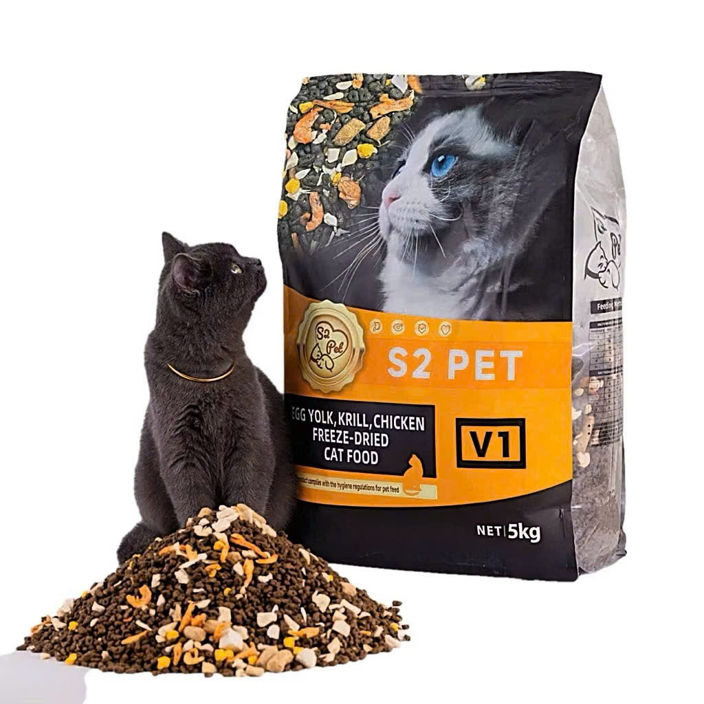[HỎA TỐC] Thức ăn hạt S2Pet V1 mix topping dành cho mèo cao cấp 5kg