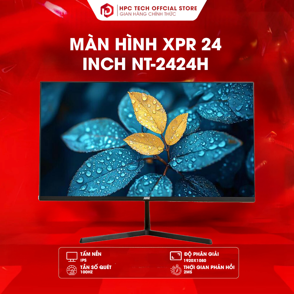 Màn hình LCD XPR 24 Inch NT-2424H -FHD | 100HZ | IPS | VGA | HDMI - Chính Hãng Bảo hành 24 Tháng