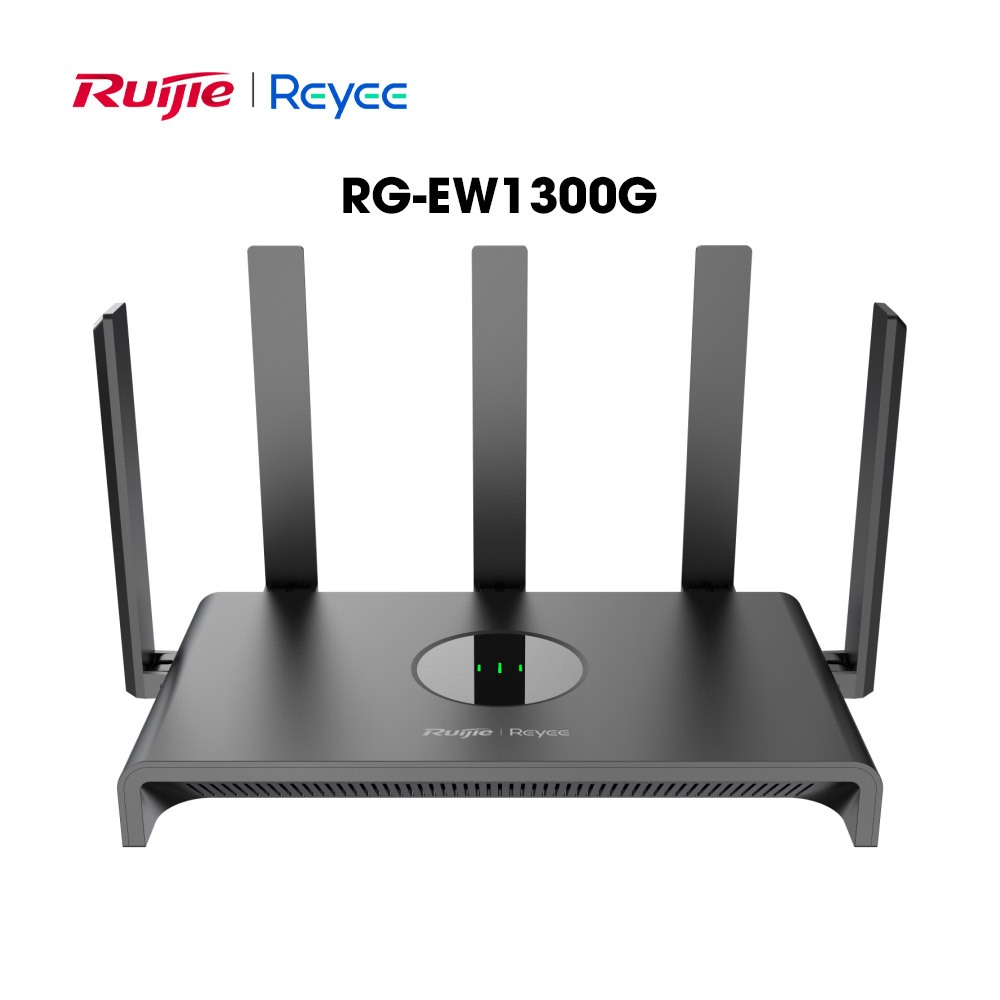 Bộ phát WiFi Ruijie EW1300G 5 râu Dual-band AC1300 hỗ trợ Mesh (chính hãng)