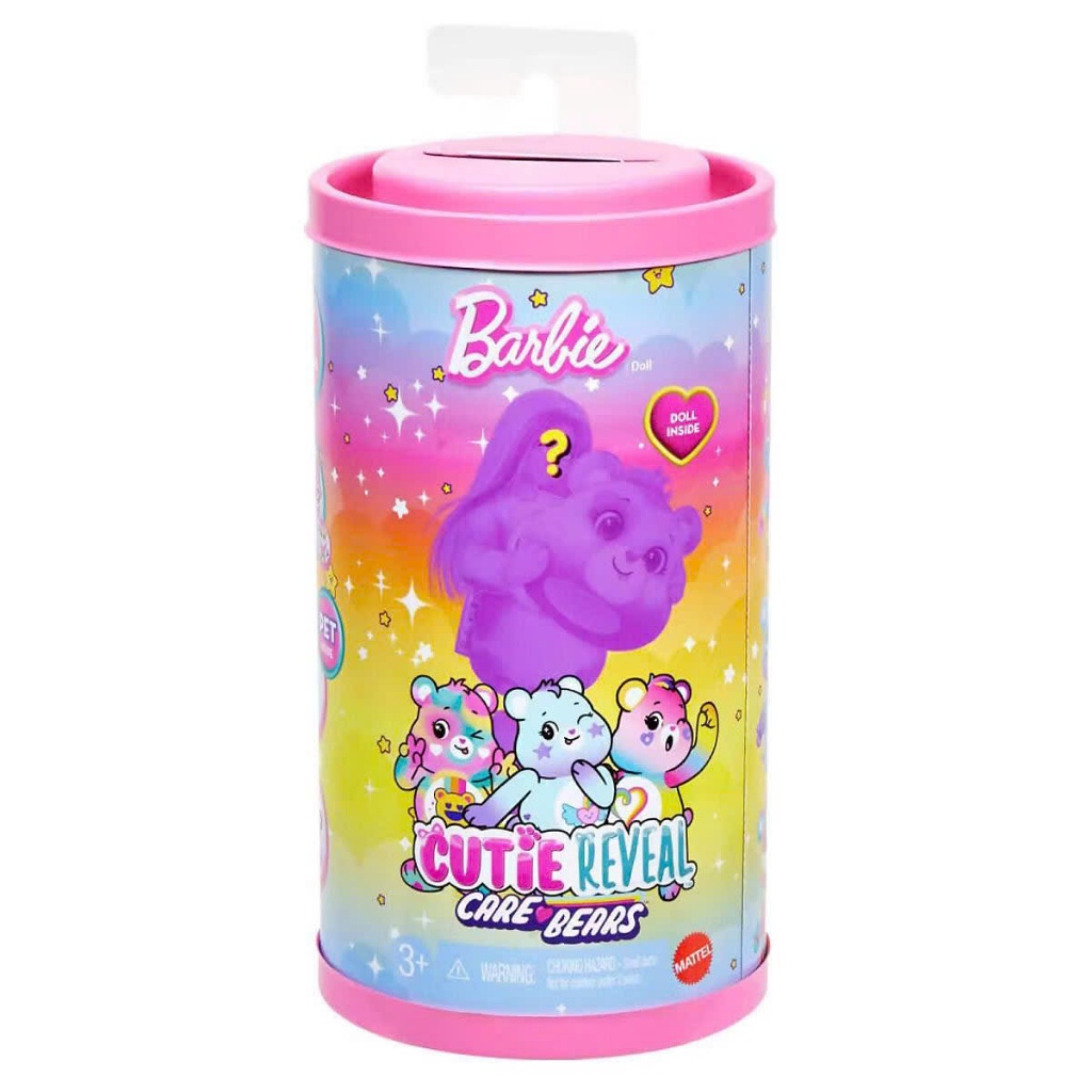 🎀 Barbie Cutie Reveal Care Bears – Búp bê bất ngờ gấu dễ thương (3+)