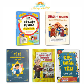 Sách - Giàu hay nghèo không bằng có học thức + Tử Tế Nhưng Đừng Dại Khờ + Đắc Nhân Tâm Cho Trẻ + Định luật murphy(có lẻ)