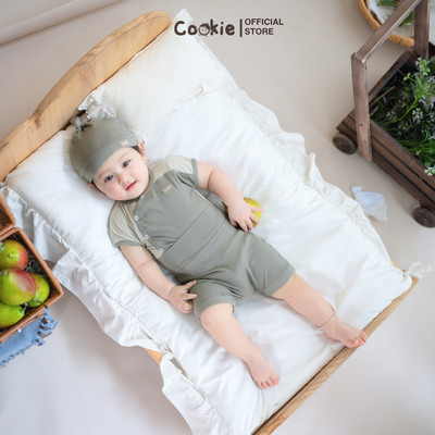 Bộ Sơ Sinh Cộc Tay COOKIE, Bộ Cộc Sơ Sinh Cài Lệch Cotton Tăm Lạnh Cho Bé Từ 0 Đến 9 Tháng 2026