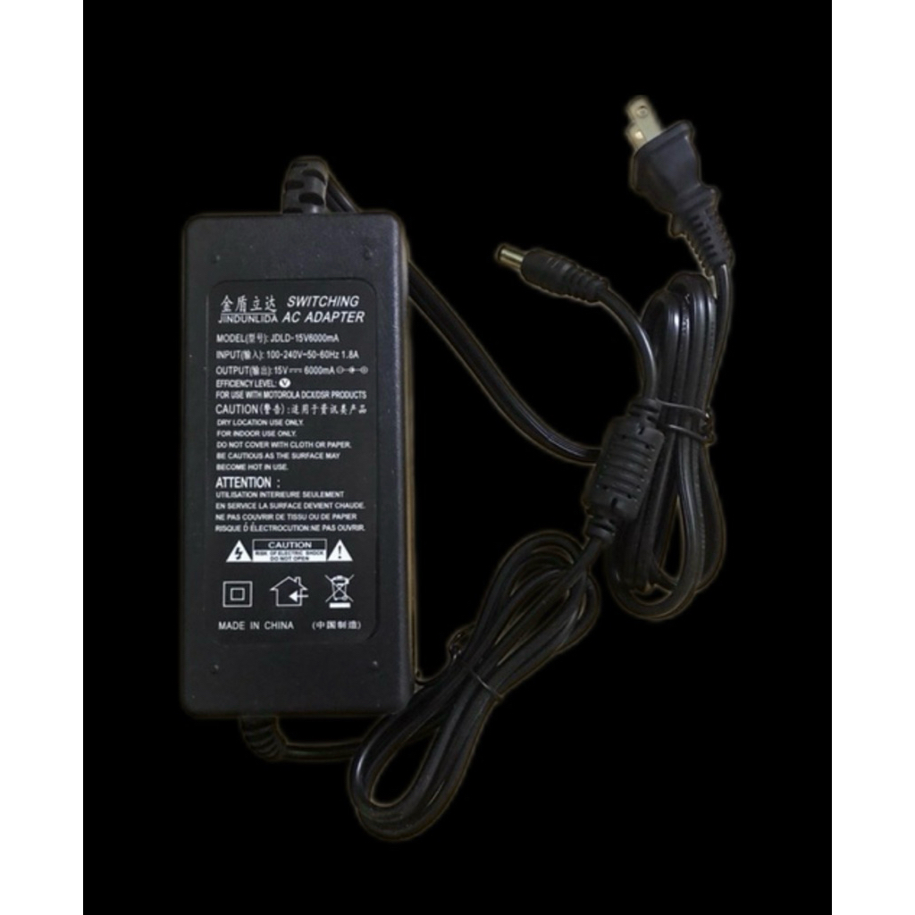 Nguồn loa kéo 15V-6A dây nguồn liền
