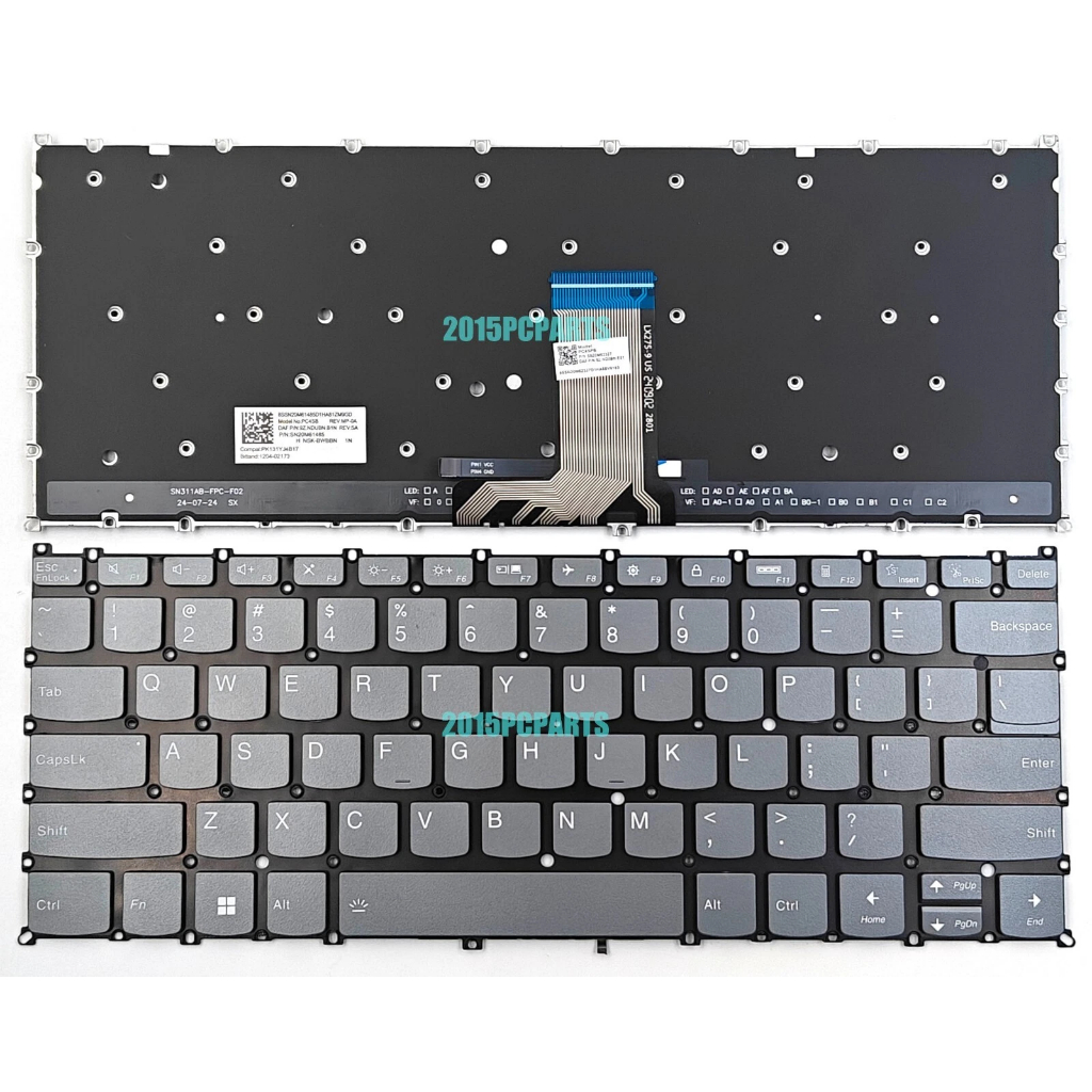 BÀN PHÍM [ZIN] Lenovo Yoga 7 14IRL8 ARP8 Yoga 7 2-in-1 14AHP9 14IML9 Keyboard Backlit US