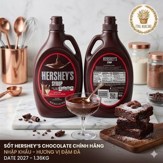 Sốt Hershey's Chocolate 1.36kg - Sauce socola nhập khẩu Date 2027