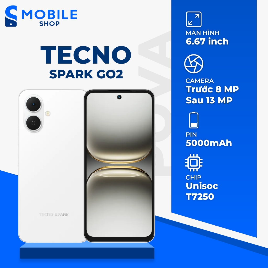 Điện thoại TECNO Spark GO 2 ram 4GB Chính Hãng | BigBuy360 - bigbuy360.vn