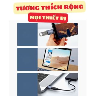 Đầu chuyển ESSAGER type c sang usb tốc độ 3.0