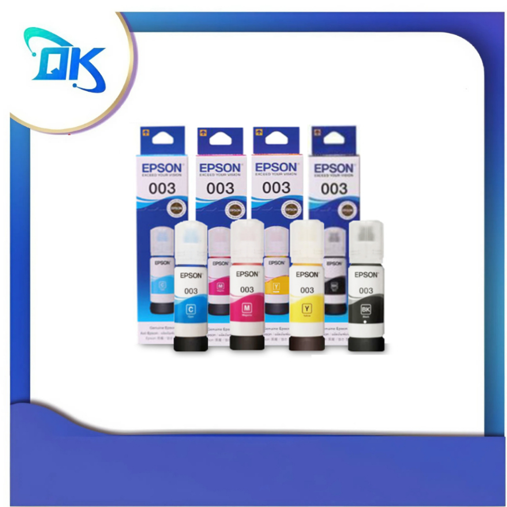 Mực in Epson 003 - hàng chính hãng Epson -  Mực Epson 003 dùng cho máy L1110 / L3110 / L3150 / L1110