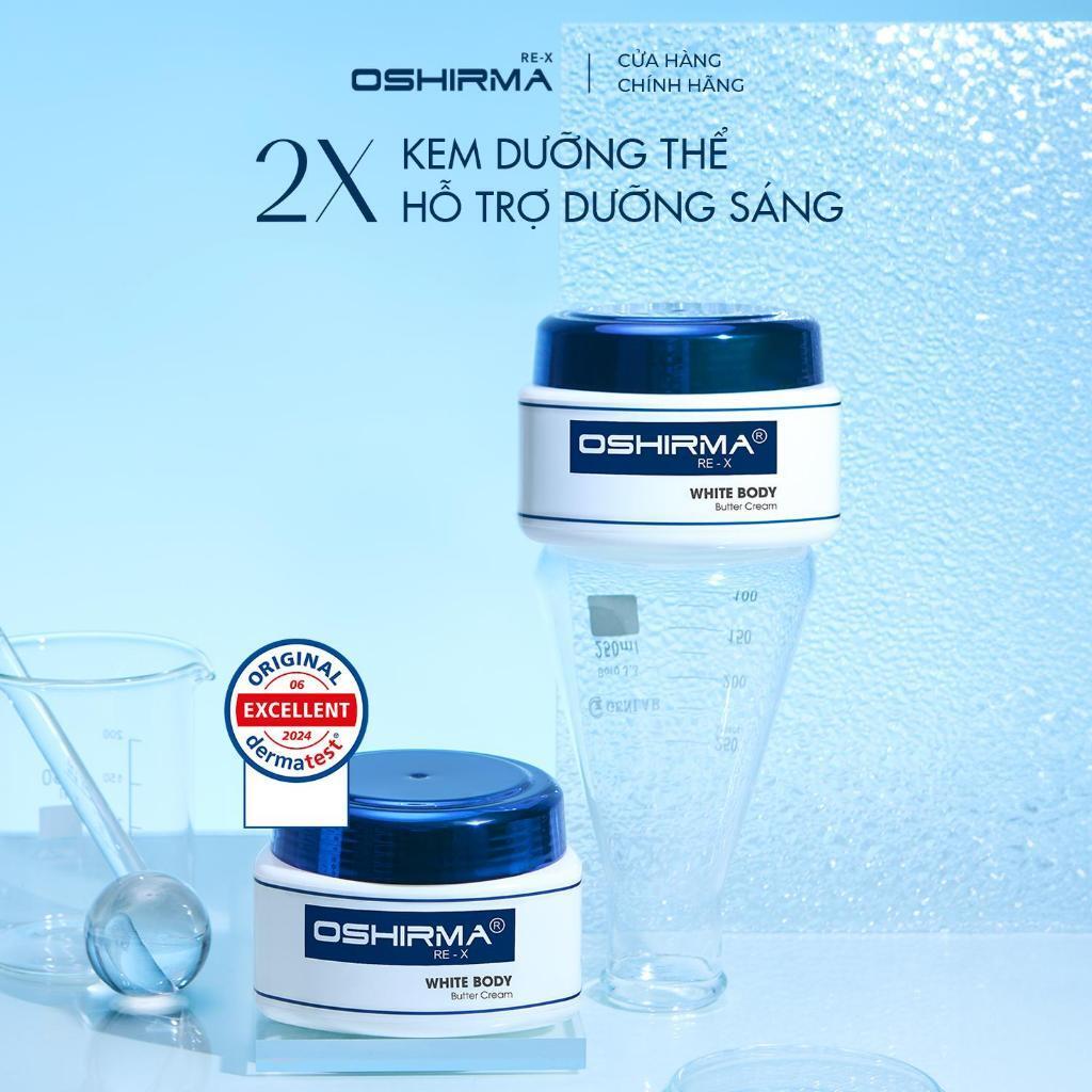 COMBO 2 Hũ Kem Trắng Da Body OSHIRMA Re-X "CHUẨN KHOA HỌC" 200g/hộp