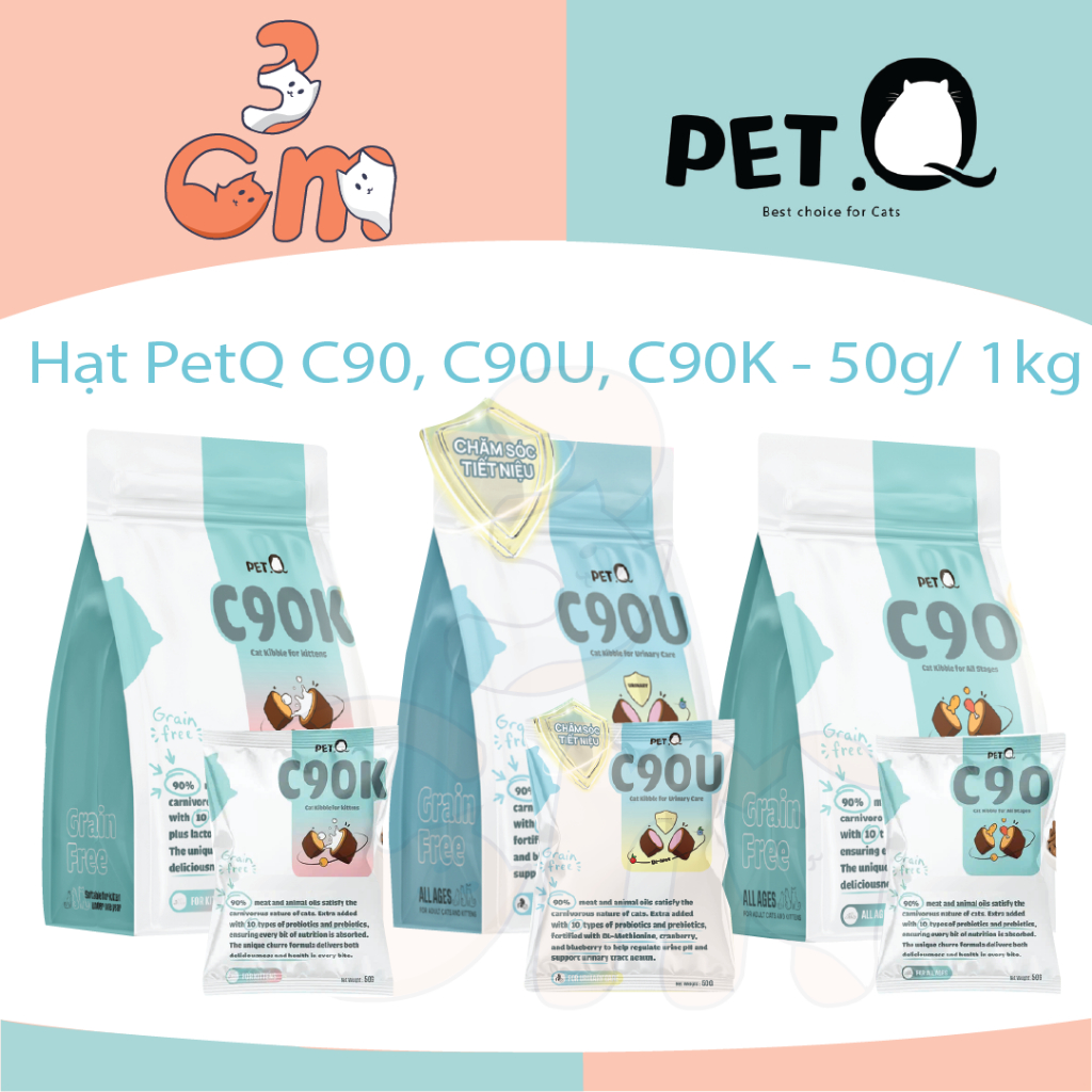 Hạt PetQ C90U/ C90/ C90K 50g