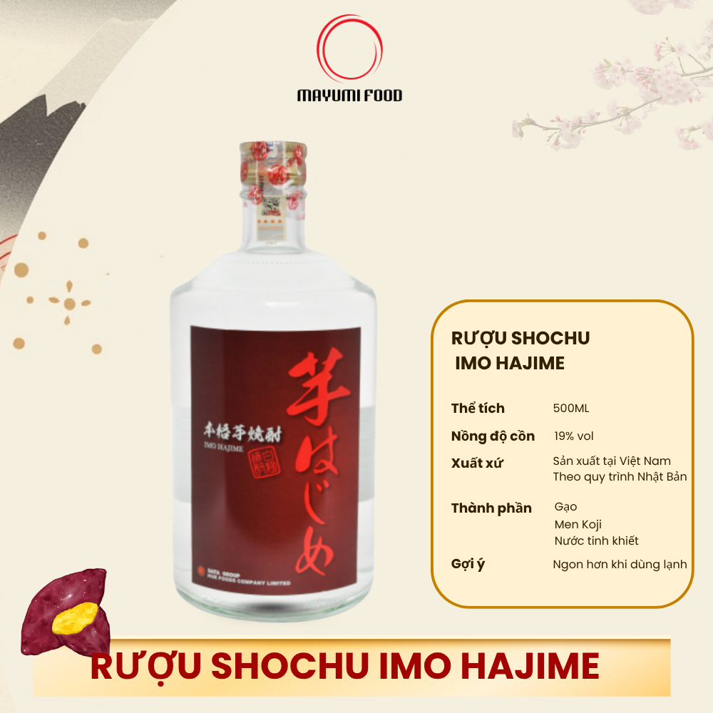 Rượu Shochu Imo Hajime