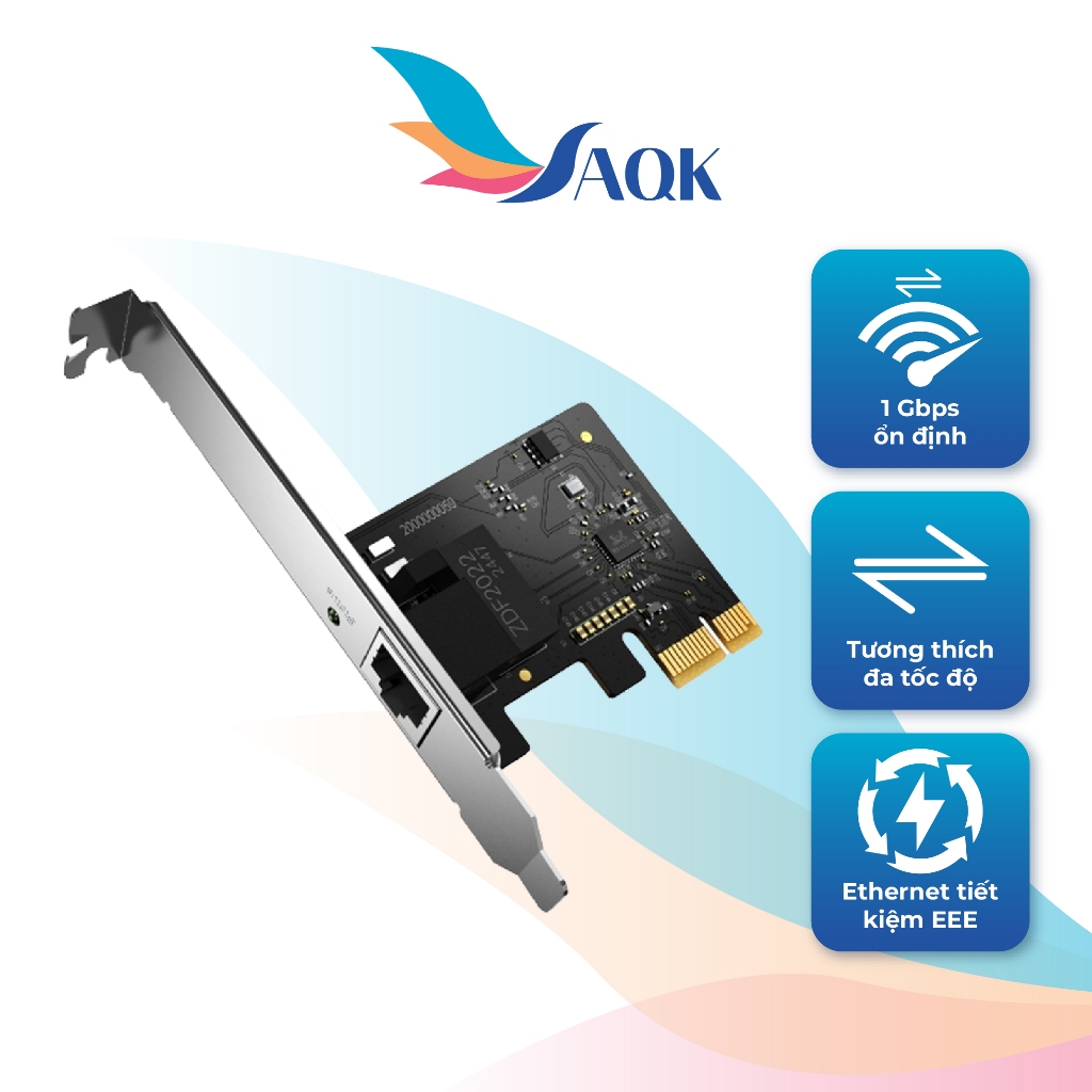 Card mạng PCIe Mercusys Gigabit PCle Network Adapter MA210E - Hàng chính hãng
