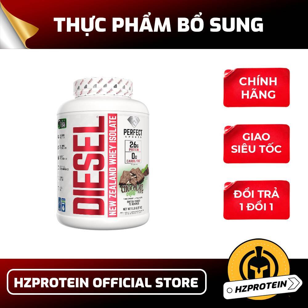 Diesel New Zealand Whey Isolate - Tăng Cơ Bắp Và Sức Bền Tâp Luyện (5Lbs)
