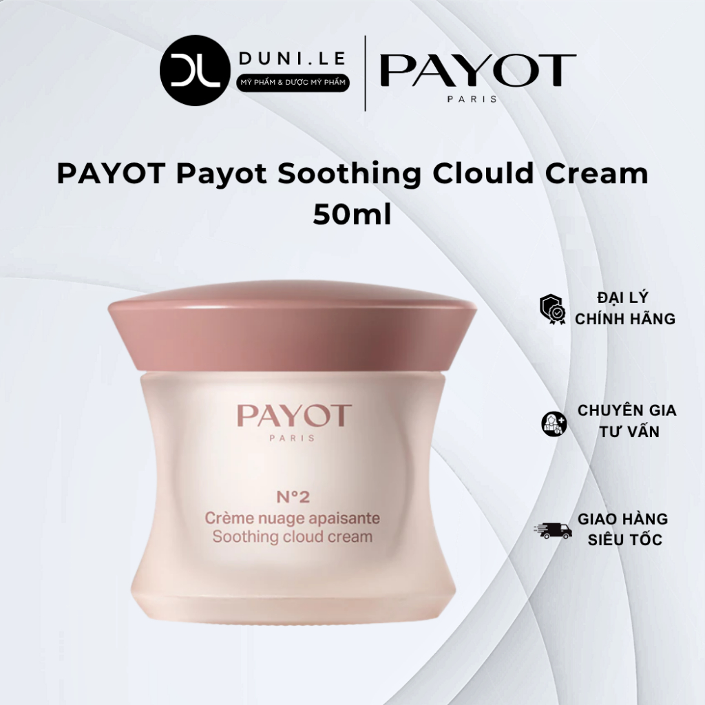 Kem Dưỡng PAYOT Payot Soothing Clould Cream 50ml Lợi Khuẩn Phục Hồi Làm Dịu Cho Mọi Loại Da | Duni L