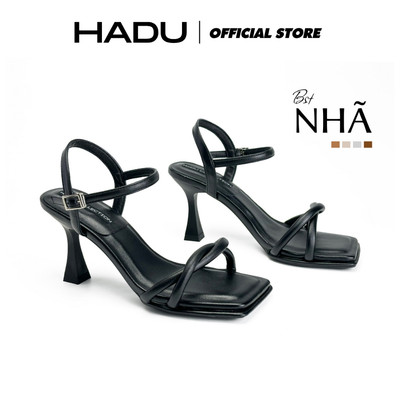 [BST NHÃ] Giày Cao Gót 7P Quai Xoắn CANDICE HADU MM7158 Dây Bọc Mút Êm Ái Da PU Cao Cấp BH 12T