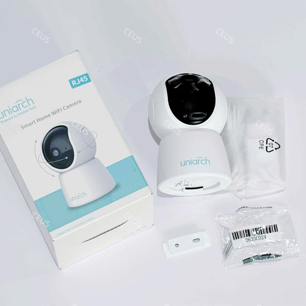 Camera IP Wifi Uniarch UHO-S2E 1080P - Tích Hợp Loa Mic,  Hồng Ngoại Ban Đêm , AI Thông Minh