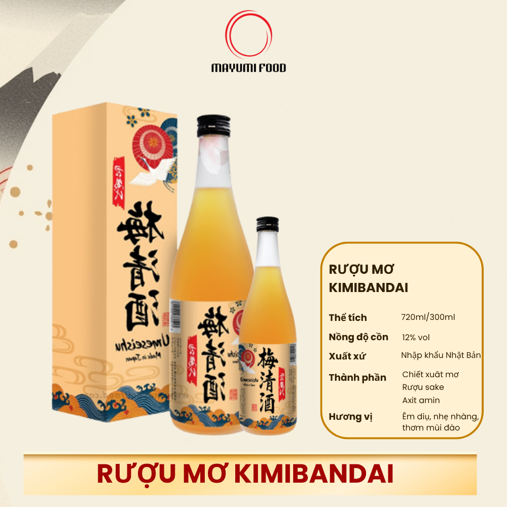 Rượu Mơ Kimibandai Nhật Bản