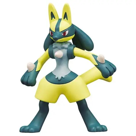[CHÍNH HÃNG] TOMY Pokemon MC Figure MS-52 Yellow Lucario (Box) - Pokemon Shiny.