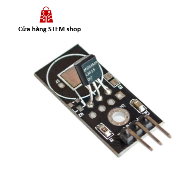 Cảm Biến Nhiệt Độ LM35 Module Analog – Đo Nhiệt Độ Chính Xác Cho Arduino / ESP32 / STM32
