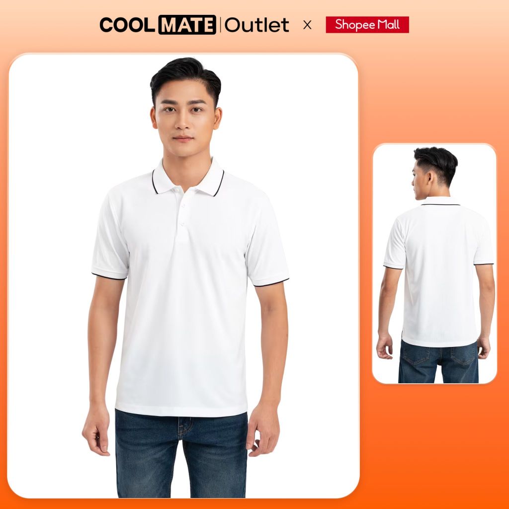 Áo Polo Nam Pique Cafe Khử Mùi /Kháng Khuẩn Coolmate