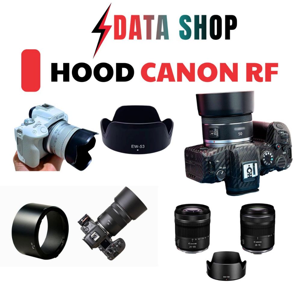 Hood cho Canon RF EW-53 ES-65B EW-73D ET-77 Kit R50 RF 50 RF 85 RF 24 105