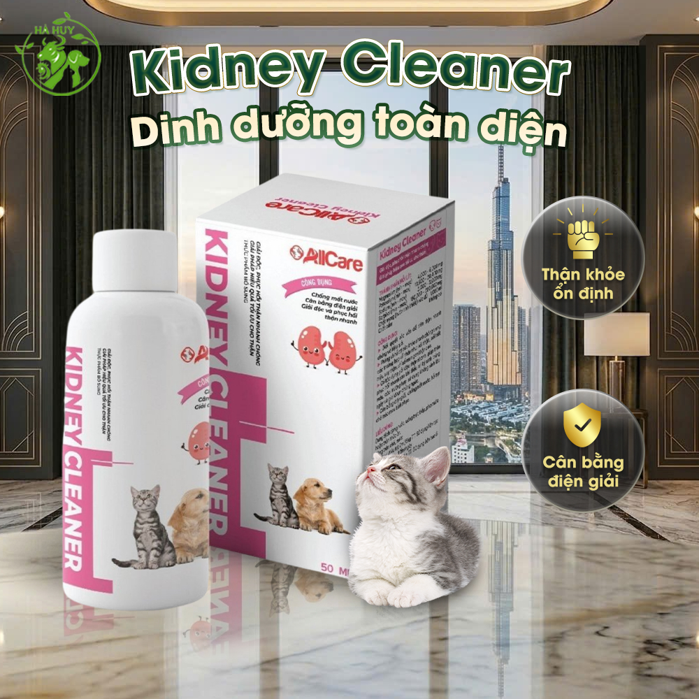 Siro Giải Độc Thận Kidney Cleaner Cho Chó Mèo – Hỗ Trợ Thận, Ngừa Sỏi Tiết Niệu