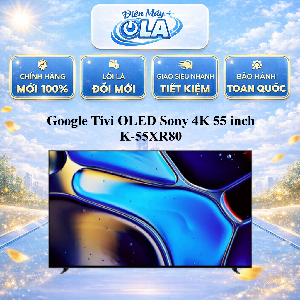 K-55XR80 / K-65XR80 - Google Tivi OLED Sony 4K 65 inch K-55XR80/ K-65XR80 - BẢO HÀNH CHÍNH HÃNG