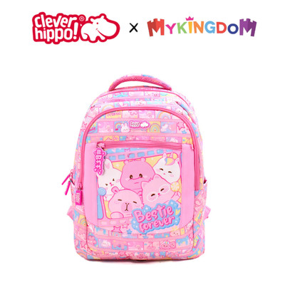 Ba Lô Đi Học, Đi Chơi ActiveGo Bestie Forever - BFF CLEVER HIPPO BH0122/PINK