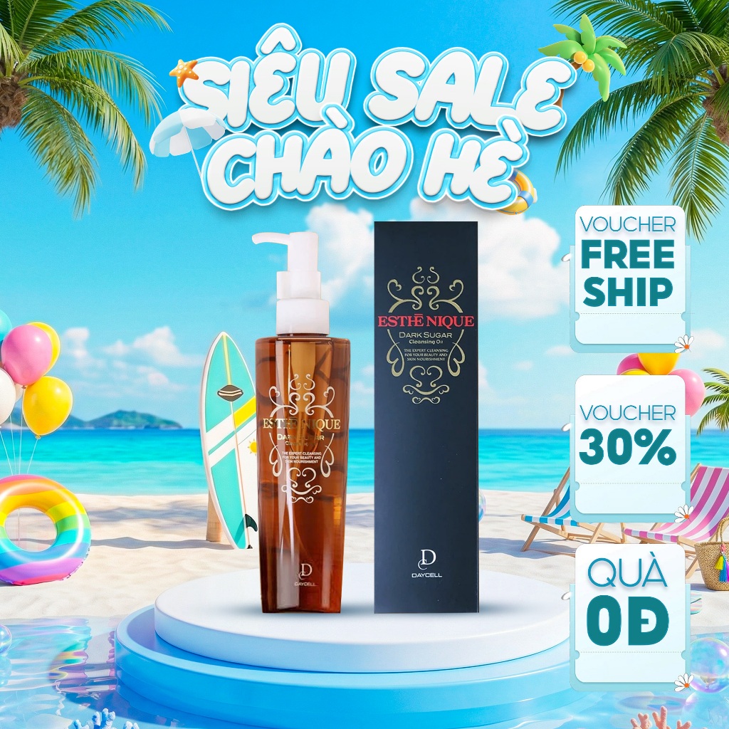 Dầu tẩy trang Dark Sugar Daycell Hàn Quốc Ngân Korea 200ml